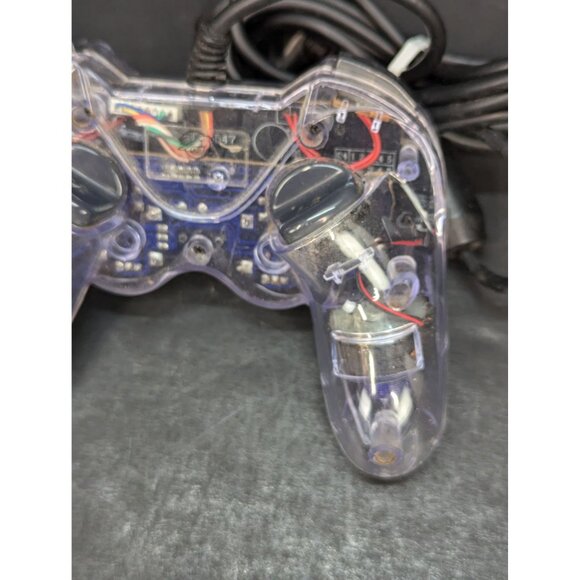 Pelican PL-659 Clear Wired PS2 Controller Rev061975 (04-08) Preowned Untested - Picture 8 of 8